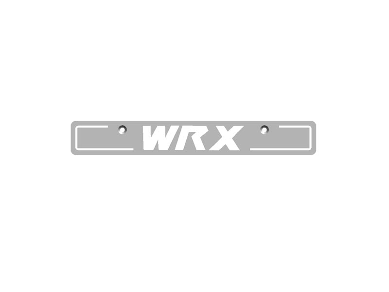 (06-15) Impreza - WRX License Delete (Clear) - USDM Holes